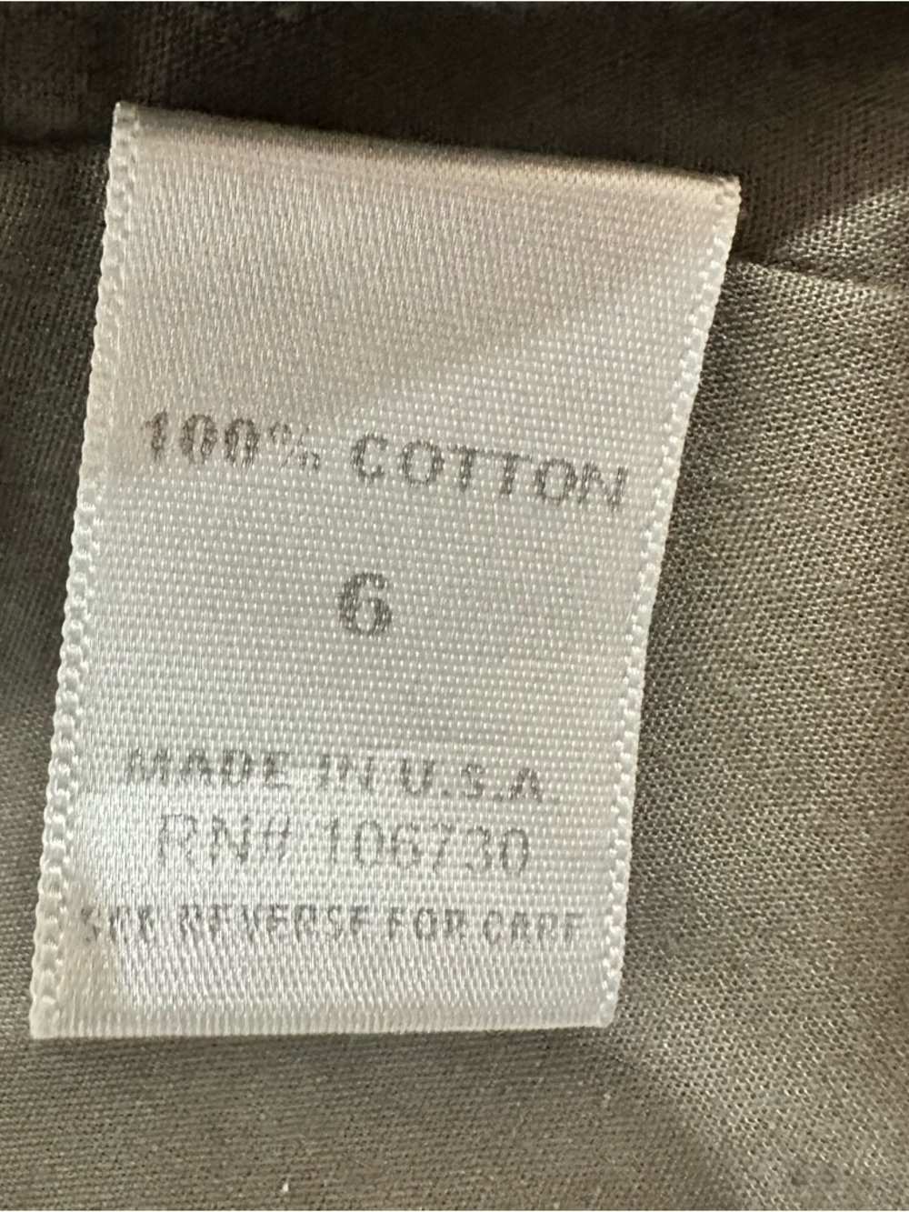 Vince‎ Jacket Blazer Corduroy Size 6 Grey  Cotton Cord Button Front Casual USA - Picture 9 of 10